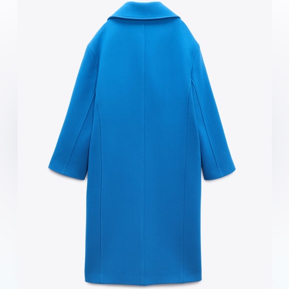 ZARA BLOGGERS FAV WOOL BLEND OVERSIZED COAT - Picture 14 of 15